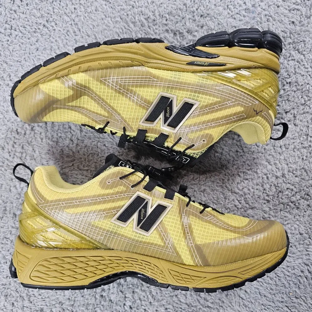 New Balance Cayl 1906R Shoes Mens 10 Sneakers Gold Yellow Atheltic Trainers Run